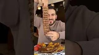 Iranian Kebab Feast in Montreal 📍Bonab Kabob #kebab #iranian #montreal