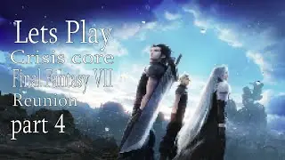 Lets Play Crisis core : Final Fantasy VII Reunion part 4 : Shinra power plant