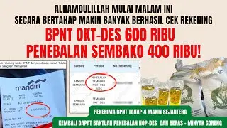 KPM BPNT KEMBALI MENCAIRN BPNT TAHAP 4 600 RIBU DAN PENEBALAN SEMBAKO 400 RIBU PLUS BERAS DAN MINYAK