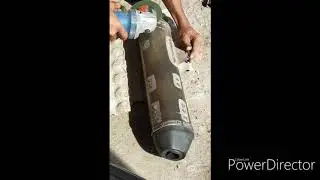 Himalayan bs4 silencer modified to free flow