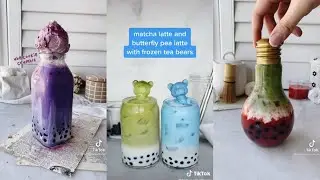 Aesthetic Boba Drinks 🥤~Tiktok compilations ✨