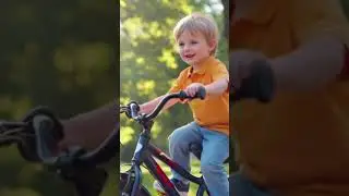 #Ai video 🤩😍😇😇# child #Bycycle# viral #yt shorts #music 💯✅🤩#viral hai