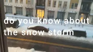 do you know about the snow storm