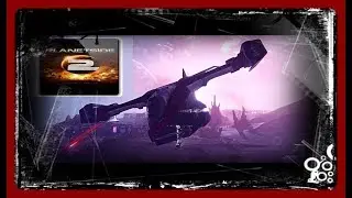 Planetside 2 Galaxy Gunship with M20 Drake and A30 Walker