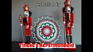 Haken - tutorial #559: Tineke's Kerstmandala
