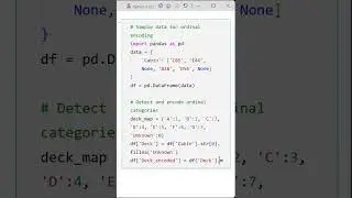06 Ordinal Encoding and Troubleshooting in Python