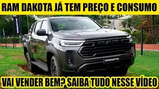 NOVA RAM DAKOTA ENTRA EM PR&Eacute; VENDAS PARA BRIGAR COM HILUX E S10