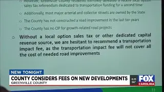 Greenville County considers impact fees for infrastructure needs