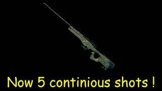 PUBG  AWM  Gun firing sound (Single fire & 5 continuous single fire) !