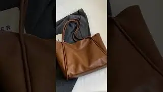 Soft Leather Shoulder Bag Large Capacity Commuter Totes Shopping Travel Bags For Women #shoulderbag
