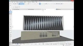 Tutorial ARCHICAD 22 Facade Architecture Light concrete as fabric