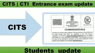 #Cits  #CTI entrance exam form CITS Admission form 2021