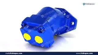 Bent Axis Hydraulic Piston Motors A2MS 32cc SAE B 2 Bolt