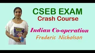 Class 01 / Indian Co-operation / Frederic Nicholson