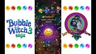 Bubble Witch Saga 3 - Level 591 - 595 - Gameplay