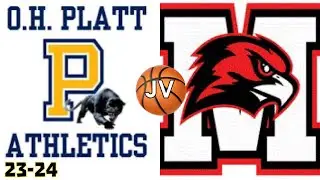 MANCHESTER RED HAWKS 🏀 PLATT PANTHERS JV FULLGAME HIGHLIGHTS #10 GOT BUCKETS 2023-2024 SEASON