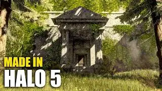 Making the Forest Temple Entrance from Ocarina of Time in Halo 5 Forge!