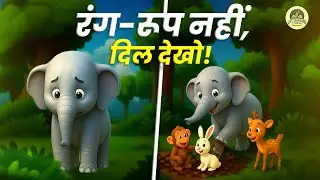 रंग-रूप नहीं, दिल देखो! | सच्ची दोस्ती की पहचान | हाथी और उसके दोस्त | Hindi Moral Story