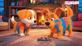 Popyy & Nala  The Lost Button &ndash; A Heartwarming Pixar Style Story | Puppy Dog TV
