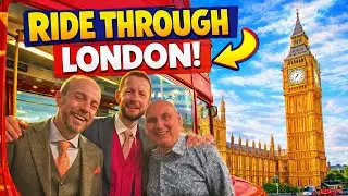 A ride on an old London bus, and short clip of a wedding.