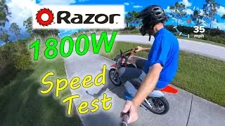Speed Test - 1800W Razor MX500 - 48 Volts