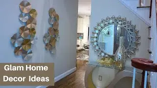 YEAR AROUND ENTRYWAY DECOR IDEAS 2021 // Glam Foyer Tour // How to Decorate an Entryway