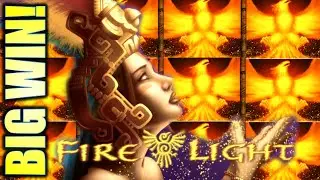 ★BIG WIN! 5-SYMBOL FIREBIRDS MANIA!★ WONDER 4 FIRE LIGHT Slot Machine (Aristocrat)