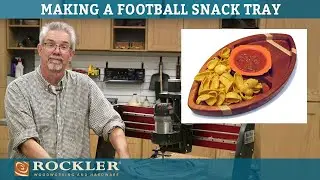 Make a Football Snack Serving Tray | CNC or Pattern Project