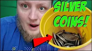 I FOUND SILVER IN A MYSTERY CUP OF COINS!!!