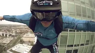 GoPro: City Tower Prague BASE jump