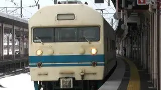さよなら「食パン電車」　419系　　敦賀駅　到着～発車