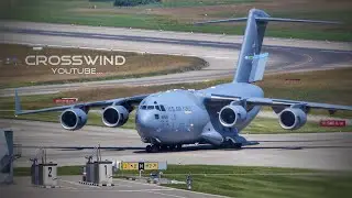Globemaster C17 Landing on RWY14 at Zurich Airport 18.06.2024 #C17
