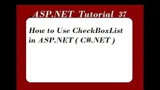 How to Use CheckBoxList in ASP.NET
