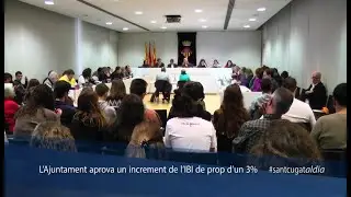 L&rsquo;Ajuntament aprova un increment de l&rsquo;IBI de prop d&rsquo;un 3 per cent