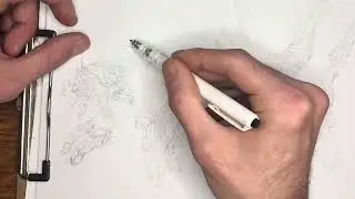 Drawing from Reference Feng Zhu, Timelapse