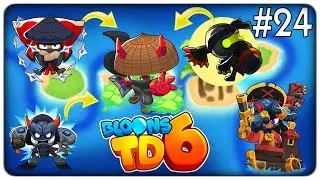 PROVIAMO TRUCCHI STRANI CON GERALDO E CREIAMO IL NINJA PIU' LETALE MAI ESISTITO | Bloons TD6 ep.24