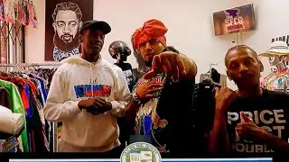 Big Rook и Travis Ford останавливаются на Lil Haiti Slauson Way в бутике Aimable Casimir.