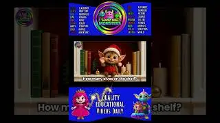 Elves on the shelf | Festive Christmas Counting Song | Learn Numbers 1 to 5 |   Magic Mini Monsters