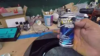 Using Spaz Stix Mirror Chrome Paint In Can
