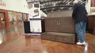New Yorker Queen Cabinet Bed (Murphy Bed) by Winmark Traders