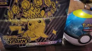 A moon ball tin and a surging Sparks etb 