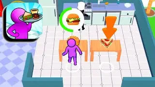 Dream Restaurant 🥪🍔💶All Levels Gameplay Android, iOS