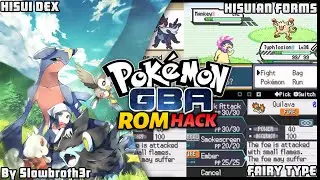 COMPLETED Pokemon GBA ROM Hack with Hisuian Pokemon, Reuse TMs, Fairy Type & MORE- Pokemon Hisui Red