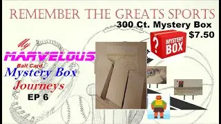 My Marvelous Mystery Box Journey -  EP 6  $7.50 for 300 Ct Mystery Ball Cards-MMM Ball Card Journey