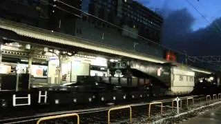 特大貨物シキ610形京都駅通過！しかもEF81プッシュプル！！