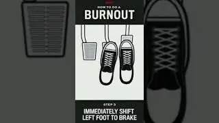 How to do a burnout in a manual transmission car #viralvideo #manual #sub