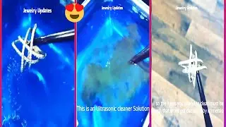 Jewelry Cleaning by Blue Solution || How to Clean jewelry with blue solution #shorts