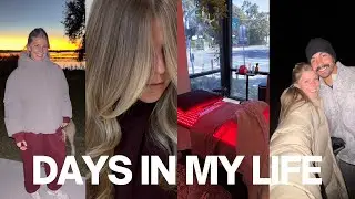 VLOG: acupuncture, hair appt, salmon bowls, pedicure with my dad & typical work days!