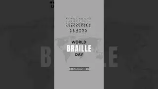 World Braille Day #motiongraphics #animation #whatsappstatus #instagramstatus #worldbrailleday