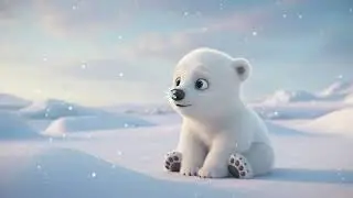 Märchen❄️🐻‍❄️ Der Eisbär, der den Schnee entdeckte 🐻‍❄️❄️